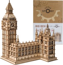 Little-Story Little Story Drewniane Puzzle Model 3D - Big Ben