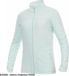 Ardon ARDON JOFLEX - Damska bluza polarowa stójka 2 kieszenie ozdobne płaskie ozdobne 100% poliester fleece, 280 g/m2 - zielony (miętowy) H2220 L