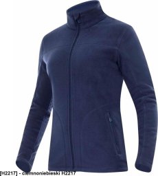 Ardon ARDON JOFLEX - Damska bluza polarowa stójka 2 kieszenie ozdobne płaskie ozdobne 100% poliester fleece, 280 g/m2 - ciemnoniebieski H2217 4XL