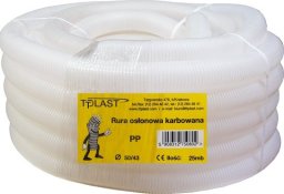 TT Plast Rura karbowana przezroczysta 50mm RKLF 50/43 25m