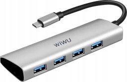 HUB USB WiWU WiWU - HUB Alpha A440 Pro USB C do 4x USB3.0