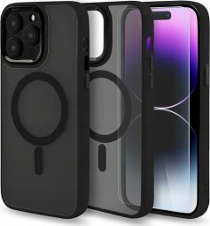 Hello Case Etui Magsafe Do Apple iPhone 15 (Czarne Matowe, Wzmacniane) Szkło 9H 2,5D