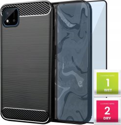 Hello Case ETUI DO REALME C11 2021 | PANCERNE KARBON CASE CZARNE