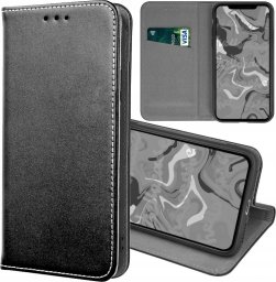 Hello Case Etui Book Magnetic Skórzane Apple iPhone 13 Mini (Czarne)