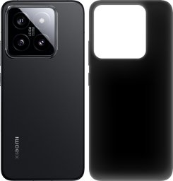 Hello Case ETUI DO XIAOMI 14 PRO GUMOWE OBUDOWA CZARNE MATOWE SILIKON POKROWIEC SLIM