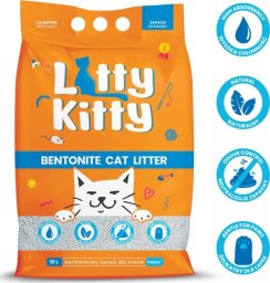 Żwirek dla kota LITTY KITTY LITTY KITTY - Żwirek bentonitowy naturalny dla Kota 10L