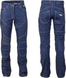  W-Tec Spodnie motocyklowe damskie jeansowe z kevlarem NF-2990 ciemnoniebieskie r. XXL (13564-XXL)