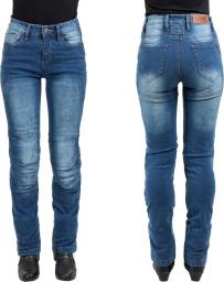 W-Tec Spodnie motocyklowe damskie jeansowe Lustipa niebieskie r. XXL (14840)