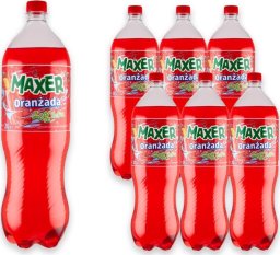 ZBYSZKO Maxer Napój gazowany oranżada czerwona 2 l x 6 sztuk