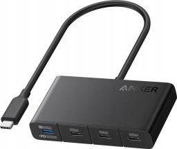 HUB USB Anker Hub 4w1 10Gbps USB-C Czarny