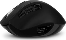 Mysz Connect IT DualMode bezprzewodowa ergonomiczna mysz z wyświetlaczem LCD, czarna
