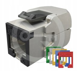 Solarix Samo-wiercący keystone CAT6 STP moduły RAL FIT GROUND LOCK