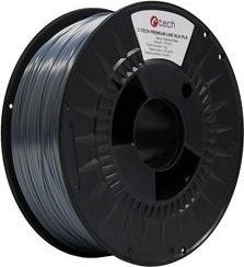 C-Tech C-TECH Tisková struna (filament) PREMIUM LINE, Silk PLA, čedičová šedá, RAL7012, 1,75mm, 1kg