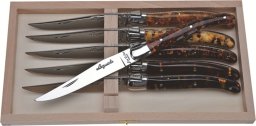 Laguiole Tradition Jean Dubost Laguiole 6 pcs. Steak Knife Set, Acrylic