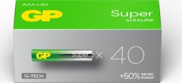GP 1x40 GP Super Alkaline AAA Micro Batteries PET Box 03024AETA-B40