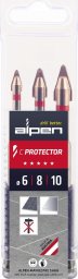 Wiertło Alpen Alpen C PROTECTOR 3-pcs. 6-8-10