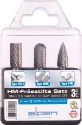 Wiertło Alpen Alpen HM Rotary Burrs Z6 S6 3 pcs.
