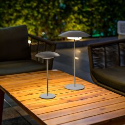 Lampa stołowa New Garden New Garden SARDINIA 30 anthracite Battery Lamp