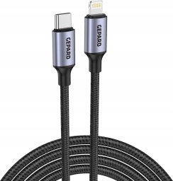 Kabel USB Gepard Kabel GEPARD USB-C - Lightning PD20W metal head 2m