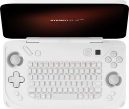 Konsola przenośna Ayaneo Ayaneo Flip KB Handheld Konsole – AMD Ryzen 7840U, 16 GB LPDDR5X, 512 GB SSD, Milky White