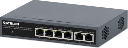 Switch Intellinet Network Solutions INTELLINET 6-Port PoE Powered Gbit PoE+ Switch Passthr. 60W