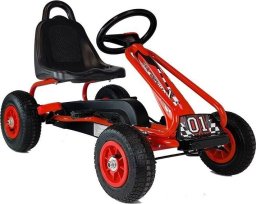  LeanToys Gokart na Pedały G201 Czerwony