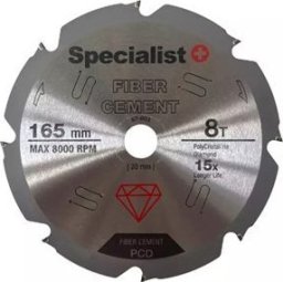 Specialist+ Fiber Cement Cutting Discs, 165 x 20 mm