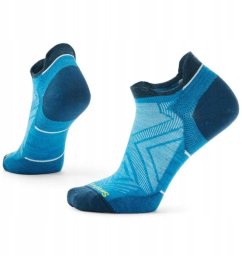 Smartwool W'S Run Zero Cushion Low Ankle Socks, E21 | ocean abyss, L