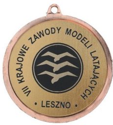 Victoria Sport Medal metalowy z grawerowaniem na laminacie