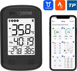 Magene Komputer rowerowy Magene C206pro black, GPS, aplikacja