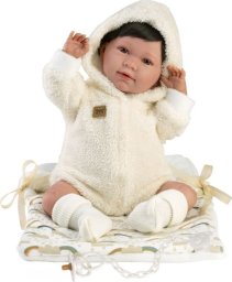 Llorens Llorens 17410 Lalka bobas Mimi 42 cm w śpiworku