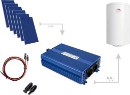 AZO Digital Zestaw do grzania wody w bojlerach 6xPV Mono 2500 ECO Solar Boost