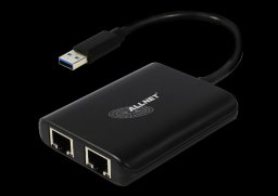 Allnet ALLNET USB 3.0 Typ-A Netzwerk Adapter 2x + 1x USB 3.0 Hub ALL-NC-2G-102-USB-A ALLTRAVEL*