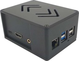 Allnet ALLNET Radxa Rock 3A - professionelles Aluminium Gehäuse ecoPI PRO HP, schwarz