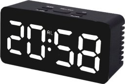 Zegarek JVD Zegar budzik LED JVD SB3658.4 z termometrem .