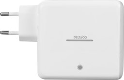 Powerbank Deltaco Deltaco Ladegerät 2x USB-C m. Powerbank 9600mAh weiß
