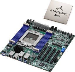 Płyta główna ASRock ASRock Mainboard Kit ALTRAD8UD-1L2T/Q64-22 Single Sockel 4926 mit Ampere Altra M128-28 2,2 GHz 64 Bit 95W