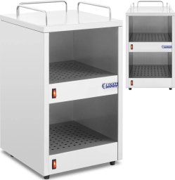 Royal Catering Podgrzewacz szafkowy do filiżanek kubków talerzy na 72 filiżanki 140 W Podgrzewacz szafkowy do filiżanek kubków talerzy na 72 filiżanki 140 W