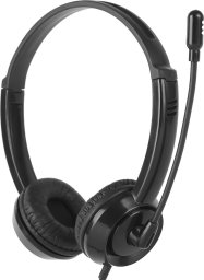 Słuchawki HP HP DHE-8009 słuchawki z mikrofonem, regulacja głośności, czarna, klasyczna typ 3,5mm jack