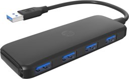 HUB USB HP USB (3.0) hub 4-port, DHC-CT110, czarny, Hewlett-Packard