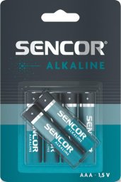 Sencor Bateria alkaliczna, AAA (LR03), AAA, 1.5V, Sencor, blistr, 6-pack
