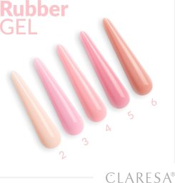 Claresa CLARESA Rubber Gel Żel do budowania i przedłużania paznokci 02 - 90 g