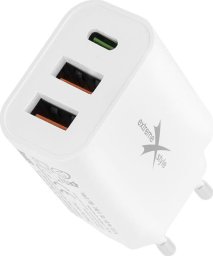 Ładowarka eXtremestyle Ładowarka sieciowa USB Typ-C + 2 USB PD 48W