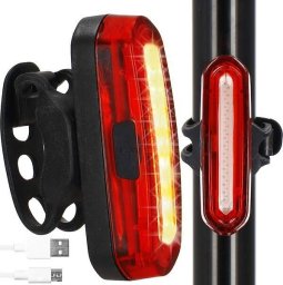 Springos Lampka rowerowa tylna usb 120 lumenów UNIWERSALNY