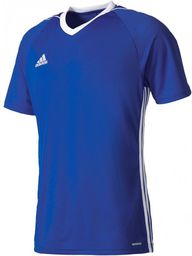  Adidas Koszulka męska Tiro 17 niebiesko-biała r. M (BK5439)