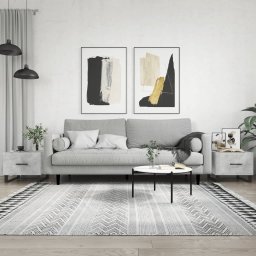 vidaXL Stoliki kawowe, 2 szt., szarość betonu, 50x50x40 cm Lumarko!