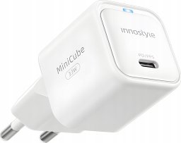 Adapter USB Innostyle INNOSTYLE SZYBKA ŁADOWARKA KOSTKA USB-C 33W USB TYP C GAN II DO SAMSUNG LED