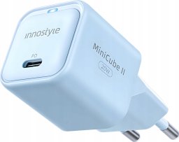 Ładowarka Innostyle INNOSTYLE SZYBKA ŁADOWARKA KOSTKA USB-C 20W USB TYP C GAN II DO IPHONE LED