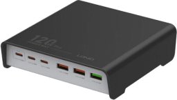 Ładowarka LDNIO Mocna Ładowarka 120W 6 portów USB A i C Ldnio Q605 black naładuje nawet laptopa