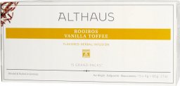 Althaus Althaus - Rooibos Vanilla Toffee Grand Pack - Herbata 15 dużych saszetek